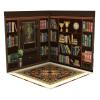 1/12 Scale Backdrop Scene Model Display Photo Board for Soldier Model Scane Drama , Study Room view 2