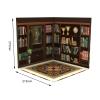 1/12 Scale Backdrop Scene Model Display Photo Board for Soldier Model Scane Drama , Study Room view 4