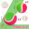 Hanaive 4 Pcs 2 Size Toss and Catch Ball Game Replacement Balls Catch Set for 3 4 5 6 7 8 9 10 Year Boys Girls Adults, 2.5 inches and 1.8 inches view 2