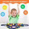Hooku Busy Board for 1 Year Old, Montessori Sensory Toys for Toddlers 1-3, Fine Motor Learning Activities, Toddler Travel Toys, Birthday Gifts for Baby Boy or Girl view 4