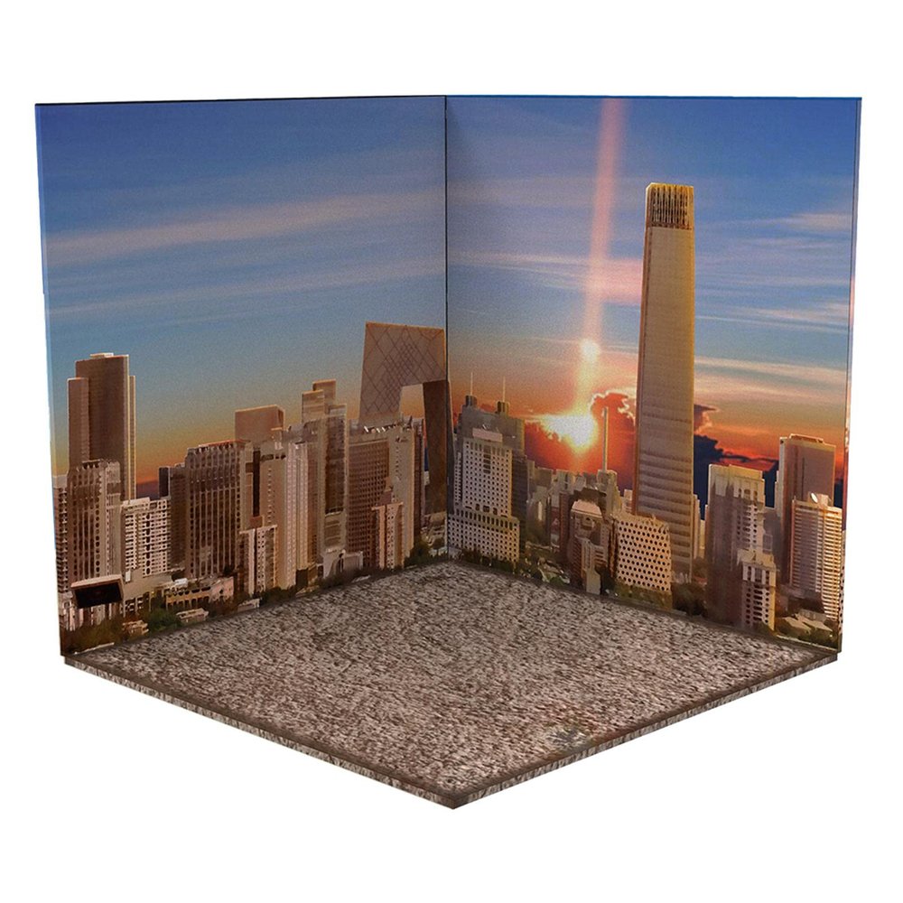 1/12 Scale Backdrop Scene Model Display Photo Board for Soldier Model Scane Drama , City