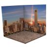 1/12 Scale Backdrop Scene Model Display Photo Board for Soldier Model Scane Drama , City view 2