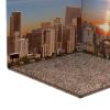1/12 Scale Backdrop Scene Model Display Photo Board for Soldier Model Scane Drama , City view 3