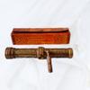 Kaleidoscope Engraved Brass,Antique Kaleidoscope Handmade Nautical Brass Kaleidoscope with Leather Box view 3