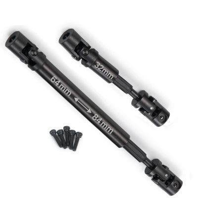 MORLORDY RC Metal Steel Drive Shafts Driveshafts 64+32mm for 1/24 RC Crawler Car SCX24 Upgrades AXI90081 Deadbolt Accessories
