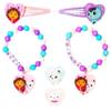 LUV HER Gabby's Dollhouse Girls BFF 6 Piece Toy Jewelry Box Set with 2 Rings, 2 Bead Bracelets and Snap Hair Clips Ages 3+ view 1
