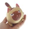 1 Brown Angry Cat Soft Fluff Doh - Filled Squeeze Stress Balls - Sensory, Stress, Fidget Toy Super Soft Kitty (1 Brown Cat) view 1