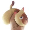 1 Brown Angry Cat Soft Fluff Doh - Filled Squeeze Stress Balls - Sensory, Stress, Fidget Toy Super Soft Kitty (1 Brown Cat) view 3