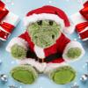 DolliBu Santa Claus Stuffed Animal Dress Up Costume Set - Cute Christmas Stuffed Animal Santa Outfit with Red Hat and Suit - Large view 4