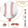 Baseball Piata with Blindfold Bat for Birthday Party Softball Paper Piata Sports Balls Confetti Baseball Party Supplies for Birthday Party Decorations 13.19 x 13.19 x 3 Inch(Simple) view 3