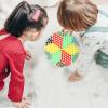 Glass Beads Jumping Chess Board Game with 60 Colorful Plastic Marbles - 11 Inch Multi-Color Interactive Family and Kids Toy for Daily Use and Parties view 4