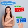 Aizweb Ten-Frame Counting Toys,Math Manipulative for Elementary,Number Math Games, Montessori Educational Toy for Preschool Kindergarten Classroom Learning Activities Kids 3 4 5 Year Old view 3