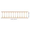 2PCS Dollhouse Railing,Dollhouse Stair Railing 1:12 Scale Miniature Furniture Props for Fairy Handrail Models DIY Toys - 11.99x2.95 Inch view 4