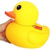 10.3" No Hole Giant/Big/Large Waterproof No 'Bebe' Noise Rubber Funny Yellow Duck/Ducikes Bath/Pool/Water Toy Without Hole for Kids Office Home Desktop Decor and IT Programmer Partner view 1