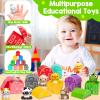 KMUYSL Toys for 1,2,3 Year Old Boys Girls, Farm Animals Toys Playset, Counting Skill, Color Matching, Christmas Birthday Easter Educational Gift for Baby Toddler Boys Girls Age 12-18 Months view 3