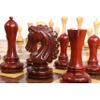 Royal Chess Mall - 4.6" Avant Garde Luxury Staunton Chess Pieces Only Set - Triple Weighted - Bud Rosewood & Boxwood view 2