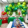 Beaumode DIY 141pcs Green Caterpillar Balloon Garland Kit For First Birthday Baby Shower Kids Hungry Caterpillar Themed Party Decoration (Green) view 2