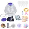 Balloon Stuffing Machine,Balloon Expander Kit with 9 Accesorios Balloon Bouquet Stuffer Balloons Wrapping Tool for Wedding Christmas Birthday Party Gift Decoration (Purple) view 1