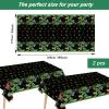 Reptile Lizard Snake Birthday Party Supplies Tableware Kit for 24 Guests Camping Wildlife Snakes Party Plates Napkins Decorations and Favors with Wilderness Jungle Alligator Turtle Tablecloth view 2