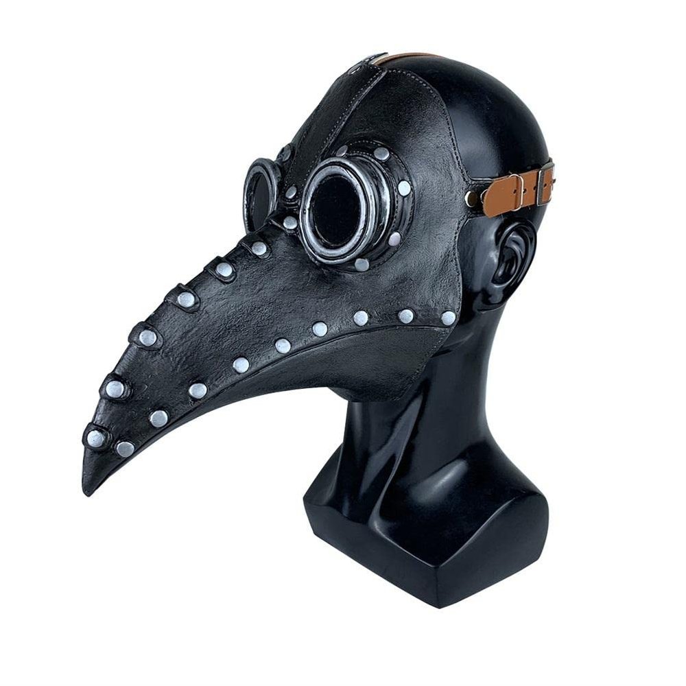 Plague Doctor Mask, Plague Doctor Mask Steampunk Bird's Beak Masks Latex Halloween Art Cosplay Costume Carnival Props