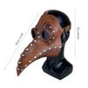 Plague Doctor Mask, Plague Doctor Mask Steampunk Bird's Beak Masks Latex Halloween Art Cosplay Costume Carnival Props view 2