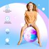 ZOOJOY Hopper Ball, Hopping Toys for Kids, 20 inch Bouncy Ball with Handle for Boys Girls Aged 5-12, Inflatable Clouds Bounce Hopper Toy with Pump view 4