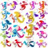 Roaqua 24 packs Dragon Bulk Mini pop Fidget Gift for Holiday Boys and Girls Kids Party Favors Supplies and Classroom Students Prize view 1