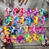 Roaqua 24 packs Dragon Bulk Mini pop Fidget Gift for Holiday Boys and Girls Kids Party Favors Supplies and Classroom Students Prize view 3