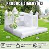 15FT White Bounce House with Slide Ball Pit for Adults Big Kids,100% PVC Commercial Bounce House with 1100W Blower,Large Inflatable Bounce House for Birthday Party Wedding 15ft x 15ft x 10ft view 2