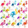 Roaqua 24 Packs Flamingo Bulk Mini pop Fidget Gift for Holiday Boys and Girls Kids Party Favors Supplies and Classroom Students Prize view 1