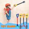 Lewtemi 4 Pcs Interactive Grabber Claw Robot Arm Pack Reacher Pickup Tool and Hand Eye Coordination Play, 18 Inch (Red,Blue,Gray) view 4