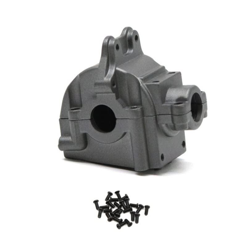 GatherTOOL 1Pcs Metal Wave Box Gear Box for WLtoys 144001 124016 124017 124018 124019 Upper and Lower Cover 144001-1254 for RC Car Spare Parts (Color : Grey)
