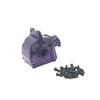 GatherTOOL 1Pcs Metal Wave Box Gear Box for WLtoys 144001 124016 124017 124018 124019 Upper and Lower Cover 144001-1254 for RC Car Spare Parts (Color : Purple) view 1