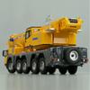 1:50 Diecast XCMG Scale Model 220 Tons Truck Crane Model Replica Collection 2 Taxis Abram 5 Axles Yellow view 2