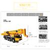 1:50 Diecast XCMG Scale Model 220 Tons Truck Crane Model Replica Collection 2 Taxis Abram 5 Axles Yellow view 3