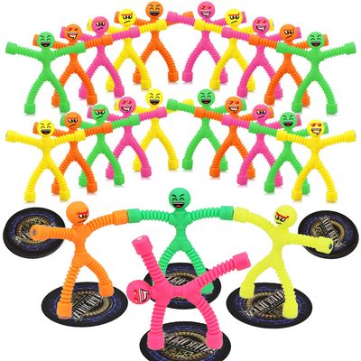 24 PCS Colorful Magnet Doll Toys, Rubber Magnetic Men Join Hands, Very Attractive Refrigerator Doll Toys