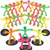 24 PCS Colorful Magnet Doll Toys, Rubber Magnetic Men Join Hands, Very Attractive Refrigerator Doll Toys view 1