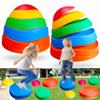 MEANHDAG 10 PCS Balance Stepping Stones for Kids, Obstacle Course Play Outdoor Backyard Activities Equipment Helps Build Children's Coordination and Confidence, Non-Slip Surface and Edging view 1