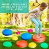 MEANHDAG 10 PCS Balance Stepping Stones for Kids, Obstacle Course Play Outdoor Backyard Activities Equipment Helps Build Children's Coordination and Confidence, Non-Slip Surface and Edging view 4