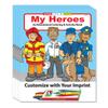 ZOCO  My Heroes  Police, Firefighter, EMS  Custom Promotional Coloring & Activity Books (250 Bulk Pack, With Crayons)  Community Outreach Handout for Kids view 1