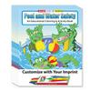ZOCO  Pool and Water Safety  Custom Coloring Books (250 Bulk Pack, with Crayons)  Prevent Drowning and Water Safety Awareness Handout for Kids view 1