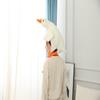 Xsysmile Adult Kids Lovely Big White Goose Shape Plush Hat Funny Headgear Cosplay Party Photo view 4