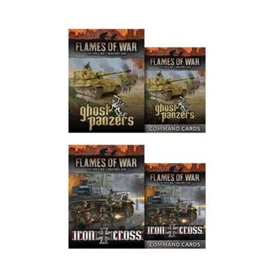 Flames of War WW2: Eastern Front - German Unit & Command Cards