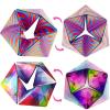 Kaleidocycle Fidget Cube for Kids, 2 Pieces Infinity Flips Magic Cube for Adults to Stay Calm and Anxiety Anti Depression Fidget Fidget Toys Tear-Resistant Desk Cool Puzzle Gadget (Ages 3+) view 1