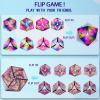 Kaleidocycle Fidget Cube for Kids, 2 Pieces Infinity Flips Magic Cube for Adults to Stay Calm and Anxiety Anti Depression Fidget Fidget Toys Tear-Resistant Desk Cool Puzzle Gadget (Ages 3+) view 2