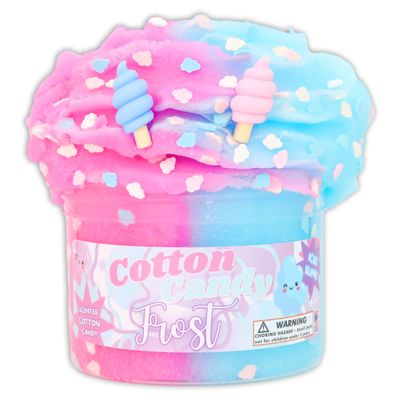 Cotton Candy Frost (8oz) - ICEE Textured Slime - Handmade in USA - Dope Slimes