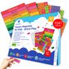 1047 PCS Poetry Magnets for Kids - Magnetic Sight Words, Refrigerator Fridge Magnets for Kids, Word Magnet for Fridge, Sentence Building, Sentence Magnet to Write Poems, Stories - Simply Magic view 1