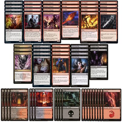 Tier 1 Rakdos Madness Pauper Deck - Black Red - Custom Built - Magic The Gathering - MTG - 60 Card