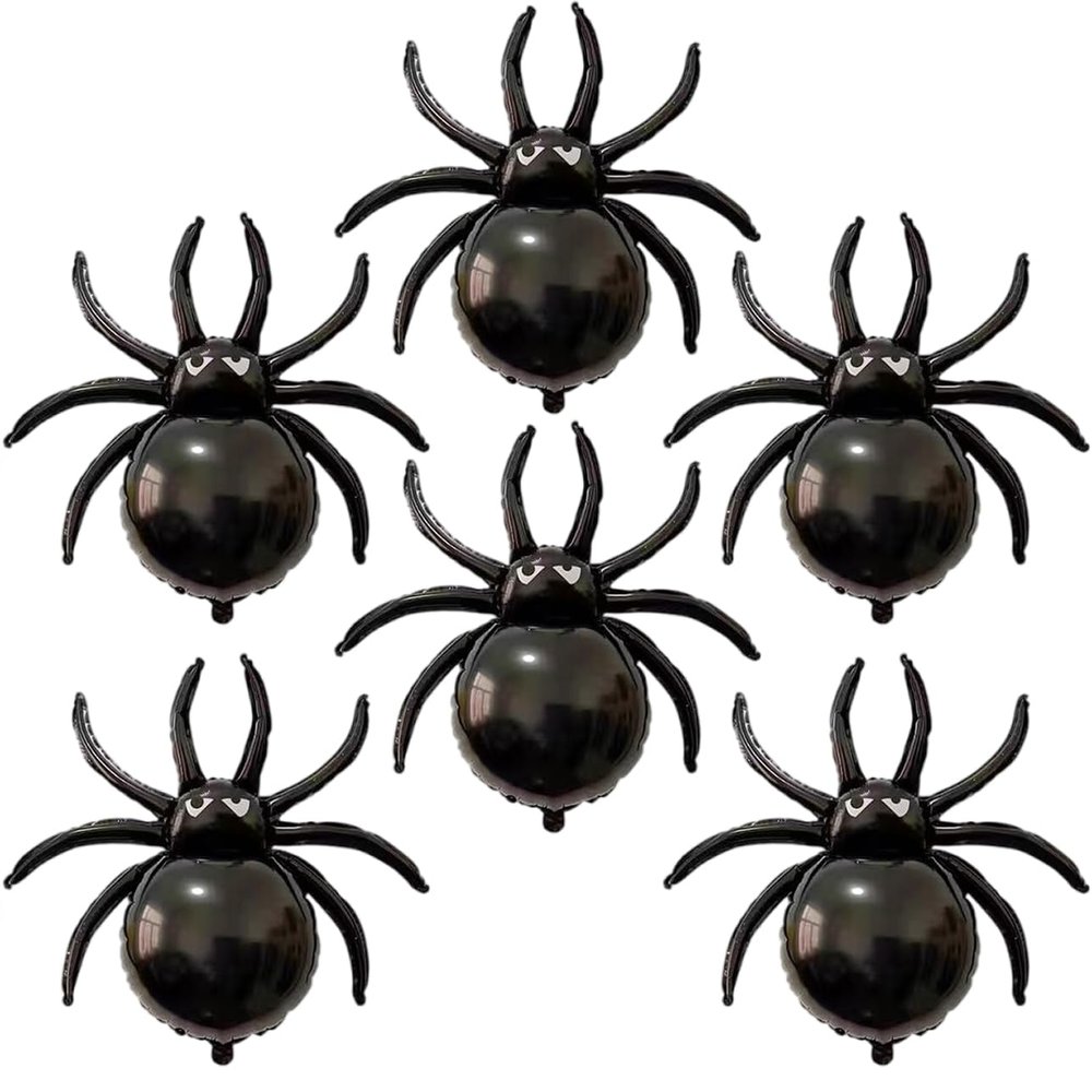 33" Spider Foil Balloons - Halloween Black Spiders Animal Spooky Balloon for New Year Party Decoration Supplier