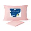 Babebay Toddler Pillow,13X18 Soft Kid Pillow for Sleeping, Machine Washable Toddler Pillow with Cotton Pillowcase, Age 2 to 5 (Pink) view 1